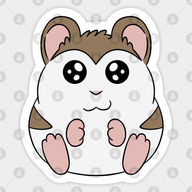 Mochi Sit Sticker by Firestorm Fox